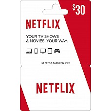 Netflix Gift Card $30 USA  