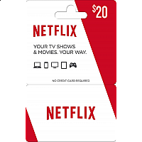 Netflix Gift Card $20 USA   